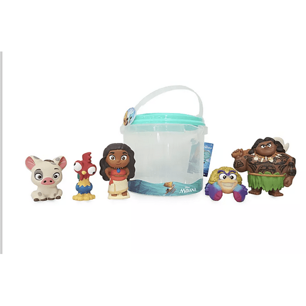 Disney Store Moana Bucket Bath Toy Set New With Walmart Com Walmart Com
