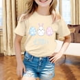 thumbnail image 2 of Easter Clothes for Kids Retro Breathable Brown Eggs-Track Summer Easter Tshirt 2026 Kids Happy Easter Crew Neck Short Sleeve Tee Tops, 2 of 5