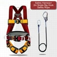 thumbnail image 4 of High-altitude Working Seat Belt, Full-body Five-point Seat Belt Rope, Outdoor Rock Climbing Training, Construction Protection Equipment, 4 of 4