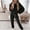 Black, variant on Avamo Ladies Two Piece Outfit Long Sleeve Jogger Set Hoodies Sweatsuits Hooded Sweatshirts Sweatpants Jogging Tracksuit Sets White M