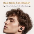 thumbnail image 6 of Ear Clip Bluetooth Headphones - Open Ear Clip Wireless Earbuds Bone Conduction Headphones - Over-Ear Hook With Mic Stereo Sound Easy Button Controls Sports Earphones - Purple, 6 of 10