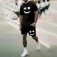thumbnail image 1 of WILLBEST Pantalones Cortos Deportivos para Hombre, Informales, de Verano, Holgados, Cómodos, Transpirables, para Exteriores, con Camisetas, 1 of 5