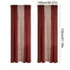 thumbnail image 3 of Decoraciones navideñas, adornos navideños, juego de 2 cortinas navideñas de exquisito estilo para ventanas. Decora tu ventana con un toque festivo y navideño. Cortinas de poliéster., 3 of 9
