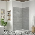 thumbnail image 3 of Ove Decors Misty 48 in x 32 in 4-Piece Corner Shower Surround in Light Gray, 3 of 8