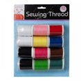 thumbnail image 1 of Bulk Buys KL22432 Colored Sewing Thread - Pack of 12, 1 of 1