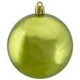thumbnail image 3 of Northlight Shatterproof Shiny Christmas Ball Ornaments 3.25" (80mm) - Kiwi Green  - 32ct, 3 of 3