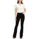 thumbnail image 2 of Blusa Casual de Cuello en V con Corte y Mangas Desgarradas INSPIRE CHIC para Mujeres Talla XS Blanca, 2 of 7