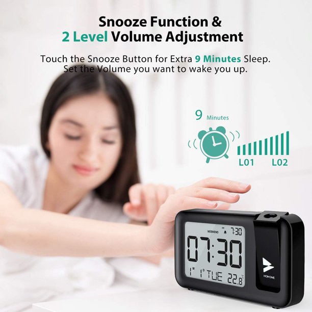 Radio Despertador Digital Con Radio Reloj Despertador Con