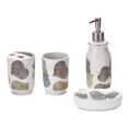 thumbnail image 3 of Set De 4 Set De Accesorios De Portacepillos De , Taza De Cepillo De , Jabonera, Botella Desinfectante Para Manos - Hojas De Ot BLESIY Dispensador de jabón y jabonera, 3 of 8