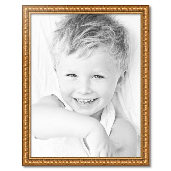 ArtToFrames 27" x 35" Gold Picture Frame, 27x35 inch Gold Wood Poster Frame (WOM-4293)
