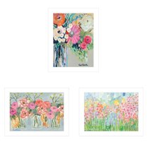 Garden Flowers III by Kait Roberts Print Wall Art Wood Multi-Color