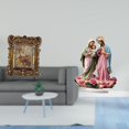 thumbnail image 2 of Marco de fotos acrílico floral, único soporte para fotos antiguo de mesa montado en la pared, adorno para oficina, dormitorio, decoración del hogar, r, 2 of 8