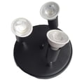 thumbnail image 1 of 3 Way Round Plate Ceiling Spotlight Cabinet Rotatable LED Light Bulbs Home Lighting White Light, 1 of 8