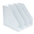 thumbnail image 1 of Binder Storage Organizer for Desktop Document Cabinet, High Quality Sturdy Plastic Collapsible Magazine File Holder for Office School Home (Adjustable Width), 1 of 7