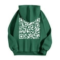 thumbnail image 4 of XINXIAOO Women's Hoodies Sweatshirts Long Sleeve Hoodie for Women Pullover Oversized Hoodie for Women Dark Green Hoodies Woman Fall Outfits for Women 2025 Trendy Comfy Clothes for Women, 4 of 6