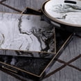 thumbnail image 7 of A&B Home Marble Motif Serving Trays, Set of 2, 7 of 7