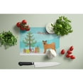 thumbnail image 3 of Caroline's Treasures CK3819LCB Chow Shepherd Christmas Tree Glass Cutting Board Large, 12H x 16W, multicolor, 3 of 4