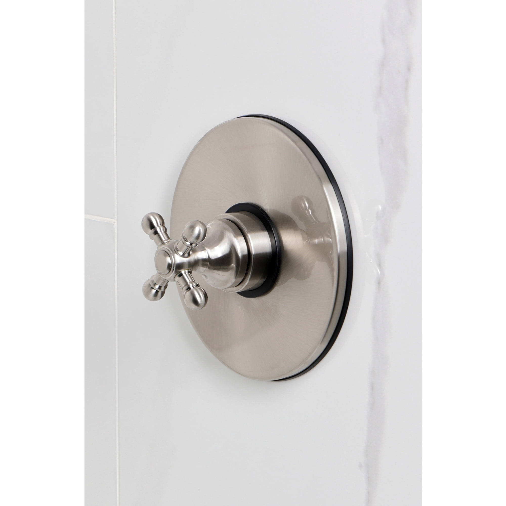 Kingston Brass KB6338BXTO Metropolitan Single-Handle Pressure Balanced Tub Faucet in Brushed Nickel