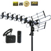 Five Star FSA 3806 Outdoor HDTV Antenna - 200 mile Range, 360° Rotation, DVB-T/ATSC/ISDB-T Compatible,