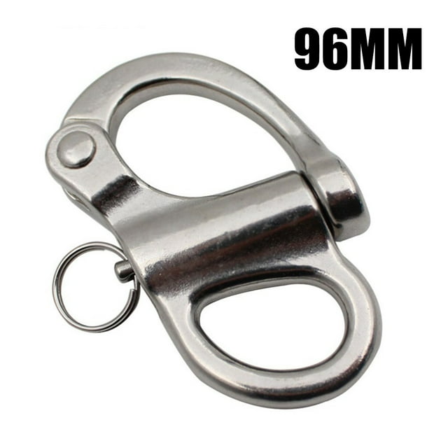 Reliable Quick Release Mechanism in 316 Stainless Steel Shackle Design