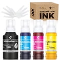 thumbnail image 1 of Botellas recargadas de tinta de sublimación Hiipoo 440 ml para impresoras ET, 1 of 5