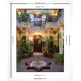 thumbnail image 5 of Art.com Interior Courtyard of Villa Des Orangers Hotel, Marrakesh, Morocco Photographic Print, White Frame Wall Art, 17" x 21", 5 of 5