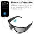 thumbnail image 2 of Lentes de sol de audio resistentes al agua, lentes de sol Bluetooth de oído abierto para escuchar música y hacer llamadas telefónicas con lentes de seguridad polarizadas UV400, 2 of 5