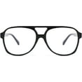 thumbnail image 2 of FEISEDY 70s Aviator Glasses Frame Blue Light Blocking Glasses Oversized Square Computer Glasses Women Men B2888, 2 of 12