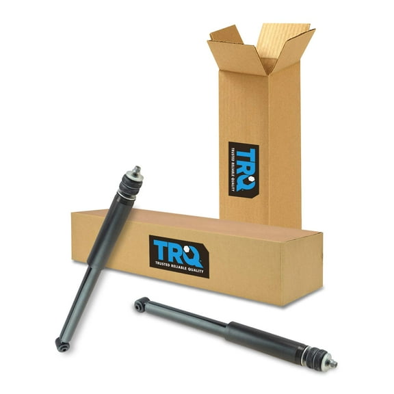 TRQ Rear Shock Absorber LH Driver RH Passenger Side Pair Set of 2 for Honda Fit SBA60458