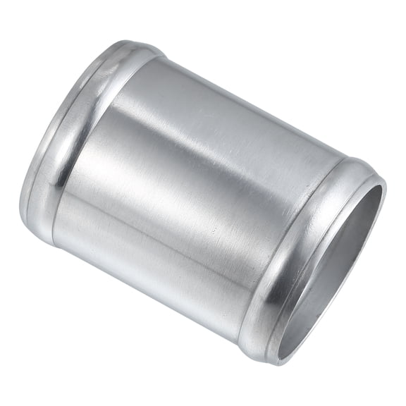 Unique Bargains Car Adapter Joiner Pipe Universal 57mm 2.24" OD 76mm 2.99" Length Connector Tubing Adapter Silver Tone