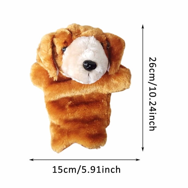 Marionnettes à Main pour,Marionnettes à Main Animaux en Peluche de | en peluche interactifs avec bouche mobile, marionnettes pour en peluche de chien pour spectacle, de rôle Marionnettes à Main pour,Marionnettes à Main Animaux en Peluche de | en peluche interactifs avec bouche mobile, marionnettes pour en peluche de chien pour spectacle, de rôle
