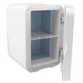thumbnail image 3 of Refrigerador más cálido, mini refrigerador portátil, enchufe de EE. UU., 110 V, almacenamiento ordenado, silencioso, capacidad de 8 l, doble propósito, 2 niveles para bebidas, ANGGREK Otros, 3 of 8