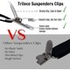 thumbnail image 4 of Zhuge Tirantes para hombres y mujeres Tirantes ajustables en forma de Y con clips resistentes, 4 of 5