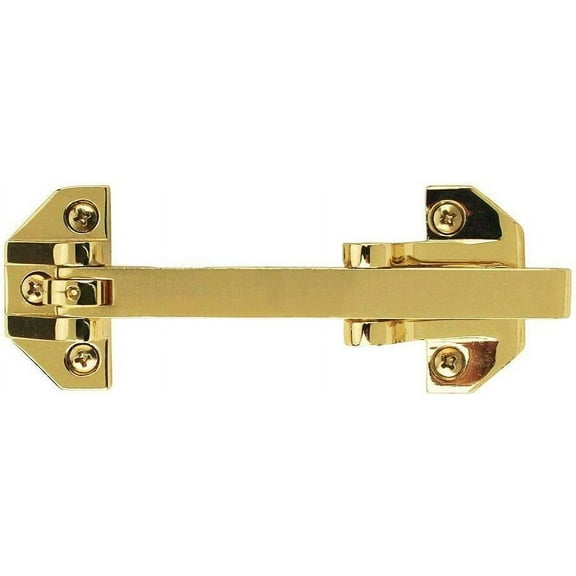Defiant Heavy Duty Door Security Guard Bright Brass