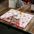 thumbnail image 6 of Costeam Christmas Placemats, Heat Insulation Table Mats for Dinner, Washable Kitchen Table Mats, Santa Pattern Restaurant Decoration for Holiday Home Party, 6 of 6