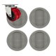 thumbnail image 2 of Topes de cama Topes para muebles, paquete de 4 topes Copas para ruedas de muebles Se adapta a todos los pisos y ruedas O, 2 of 4