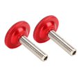 thumbnail image 2 of Tornillos largos fijos de aleación de aluminio de 2,5 cm para disparar clips de mochila correas de hombro de seguridadRojo, 2 of 8
