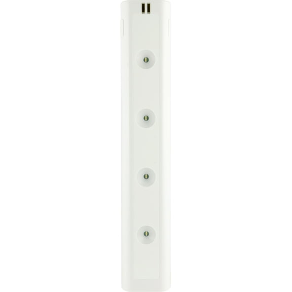 GE Battery Operated LED Utility Light Fixture, 12-in, White, 17446