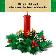LEGO Christmas Table Decoration Building Toy for Kids - Brick-Built Holiday Centerpiece & Festive Room Decor - Christmas Craft for Girls & Boys, Ages 12+ Gift Idea for Families - 40743