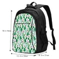 thumbnail image 5 of Balery Cactus Plants Print USB Charging Backpack for Men and Women - Water-Resistant, Anti-Theft Laptop Backpack with USB Port for Travel, Work, School, and College, 5 of 7