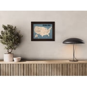 US National Parks Map 11x14 Print