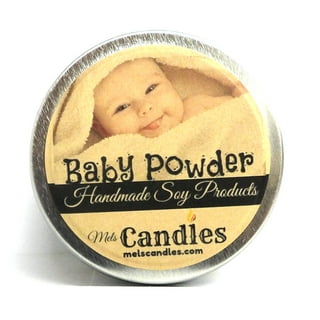 BB Essentialz & Candle Co. Baby Powder Candle Scent(25oz) Glass Jar