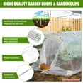 thumbnail image 6 of Ktinnead 30pcs Garden Hoops for Raised Beds, Greenhouse Hoops Kit Grow Tunnel, Rust-Free Fiberglass Garden Support Poles for Insect Mesh Netting Freeze Plant Cover, 6 of 8