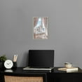thumbnail image 3 of Pink Vanity Paris Canvas Trendy Bathroom Art by Notoriart, Silver Frame, 10" x 15", 3 of 7