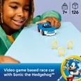 LEGO Sonic the Hedgehog Sonic: Speedster Lightning Race Car Toy for ...