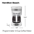 thumbnail image 1 of Hamilton Beach Programmable Glass Carafe Coffee Maker, 1 of 7