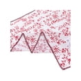 thumbnail image 5 of INSPIRE CHIC Women's Floral Printed 100% Cotton Scarves, Flowers Lace Trim Square Headscarf Neckerchief 26.8"x26.8" Flower-4-Red, 5 of 6