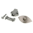 thumbnail image 1 of S SERENABLE Push Latch Half-Moon Cupboard Door Knob Alloy Handle Lock Lusterless, 1 of 9