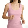 thumbnail image 5 of Tank Tops for Women U Neck Ribbed Basic Sleeveless Layering Tops, 5 of 6
