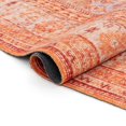 thumbnail image 6 of Well Woven Nile Gila Vintage Bohemian Medallion Botanical Border Rust 2'1" x 7'3" Runner Machine Washable Flat-Weave Area Rug, 6 of 9